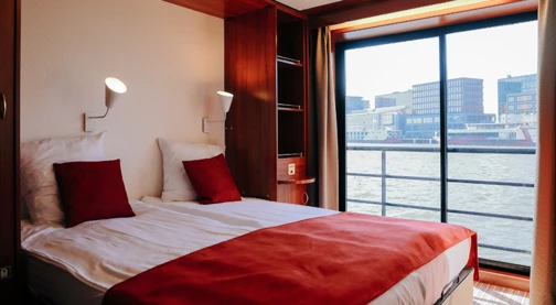 Cabine double sur le pont promenade