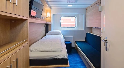 Triple Outside Cabin – Upper or Middle Deck