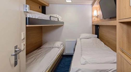 Triple Inside Cabin – Upper Deck