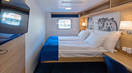 Cabine double extérieure - Ponts supérieurs ou intermédiaires