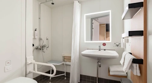 Cabina accessibile alle persone con mobilità ridotta