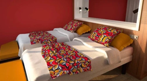 Cabine Double avec lit enfant d'appoint