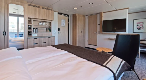 Cabine extérieure avec balcon - Pont supérieur