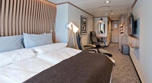 Cabine extérieure avec balcon - Pont supérieur