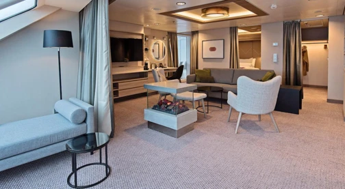 Grande suite avec balcon - Pont supérieur