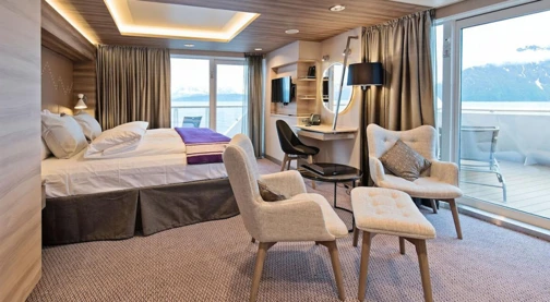 Suite d’angle avec balcon - Pont supérieur
