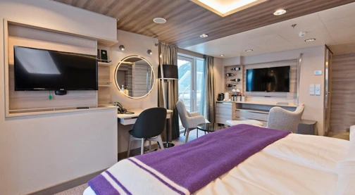 Suite d’angle avec balcon - Pont supérieur