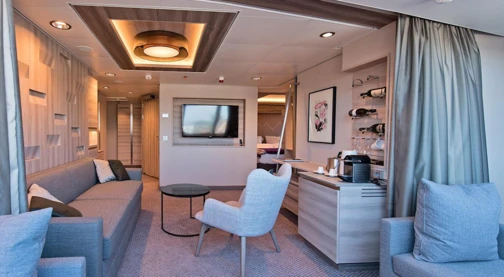 Grande suite avec balcon - Pont supérieur