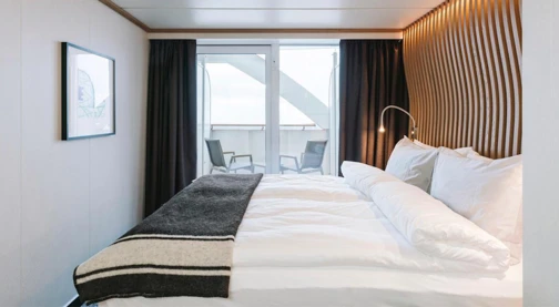 Cabina esterna con balcone - Ponte superiore