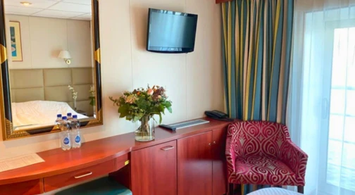 Cabine avec baie vitrée – Pont supérieur