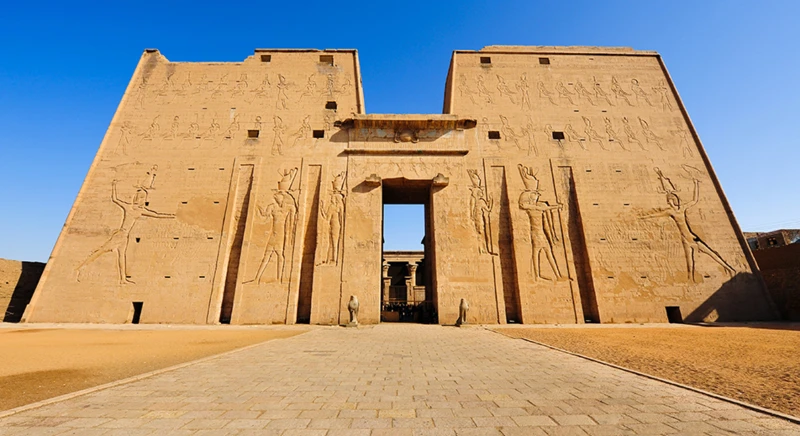 Visite du temple d'Edfou