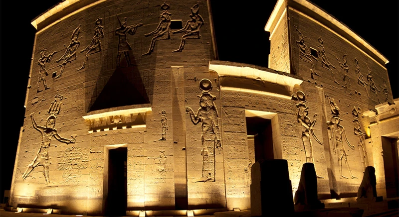 Spectacle Son / Lumière à Philae