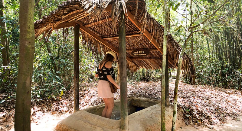 Visita a los túneles de Cu Chi