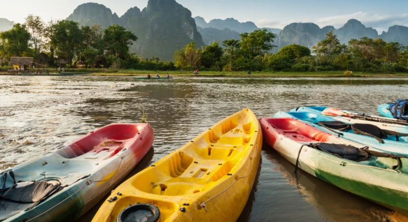 Excursion en kayak sur la rivière Nam Ou