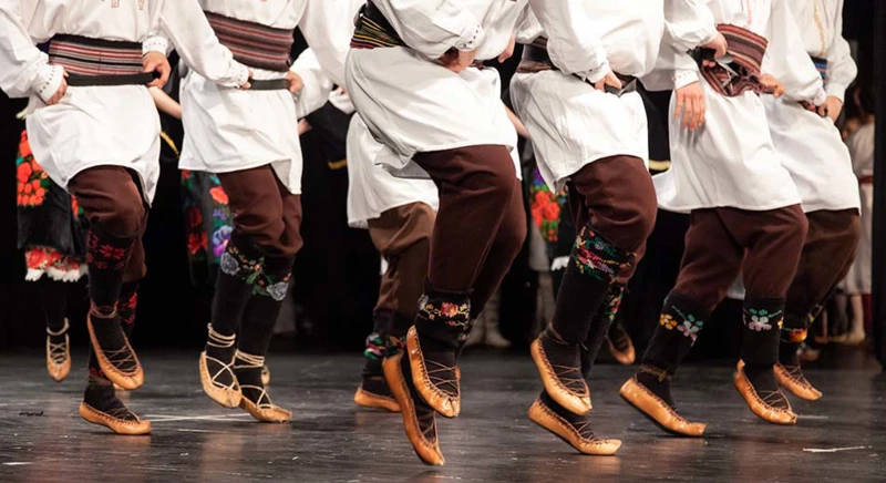 Soirée folklorique à Belgrade