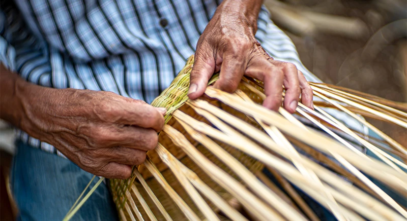 Bamboo basket workshop