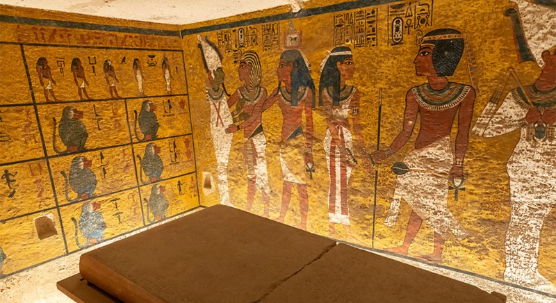 Visite de la tombe de Toutankhamon