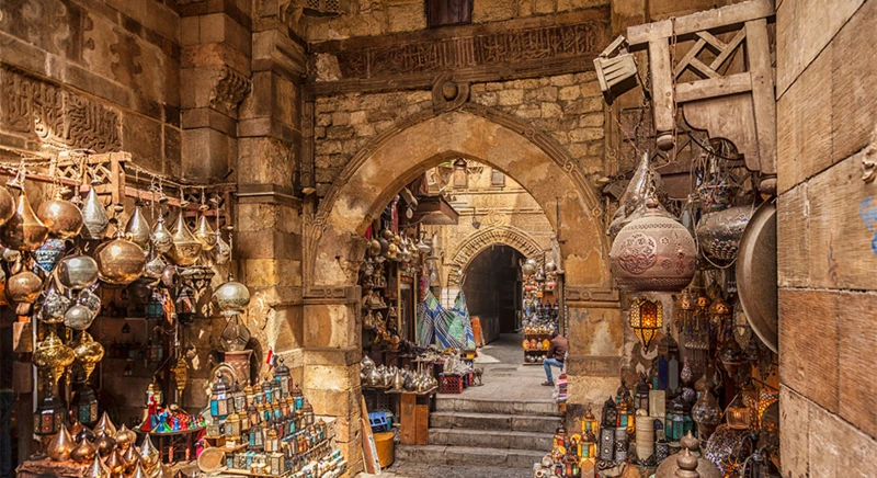 Visite du souk de Khan El Khalili