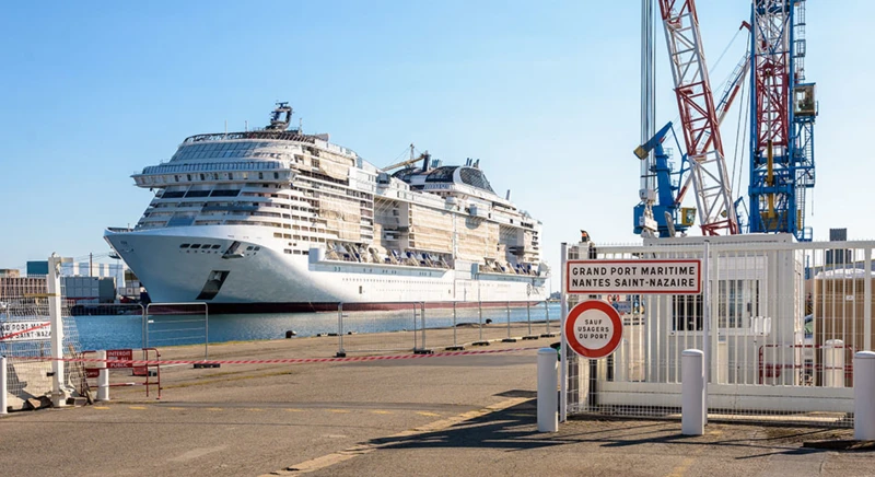 Visite guidée du chantier naval de Saint-Nazaire