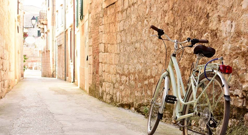 Tour à vélo sur l'Île de Vis