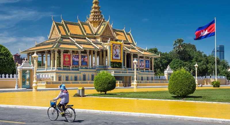 Visite à vélo de Phnom Penh