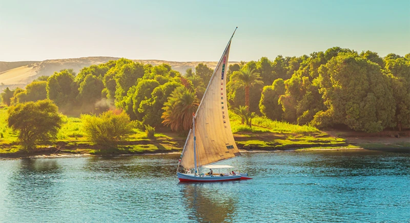 Promenade en felouque sur le Nil