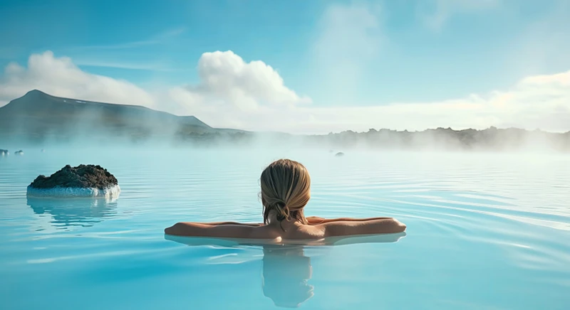 Thermal baths and Godafoss