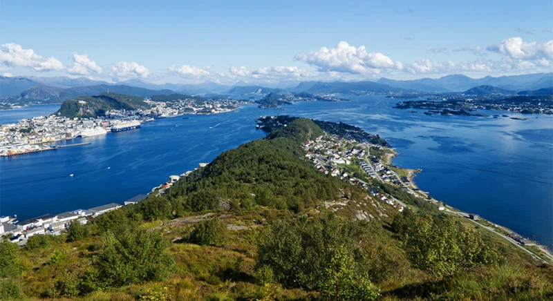 Randonnée à Sukkertoppen, Alesund