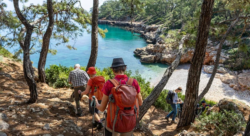 Lycian Way hike from Ucagiz Village to Simena Castle