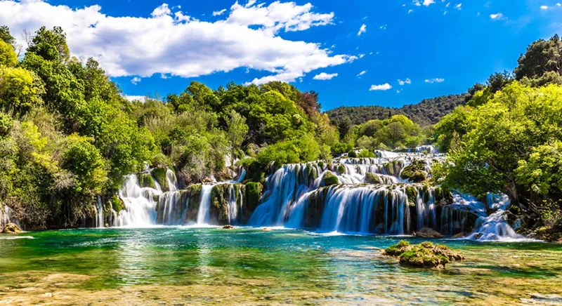 Les magnifiques chutes de Krka