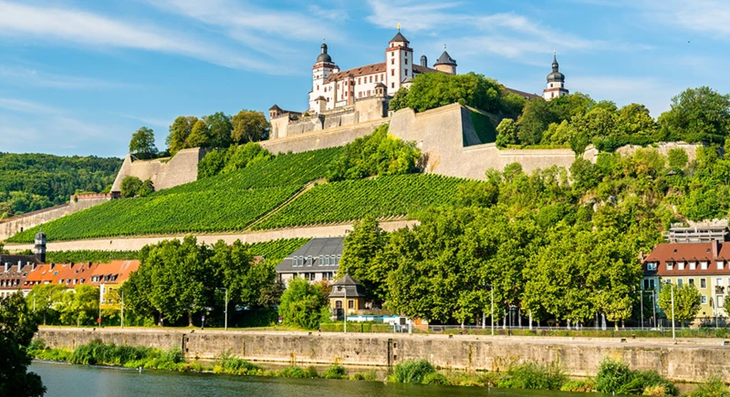 Würzburg : résidence de Würzburg et promenade dans la ville