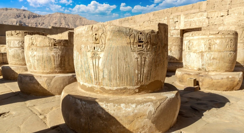 Visite du temple de Medinet Habu