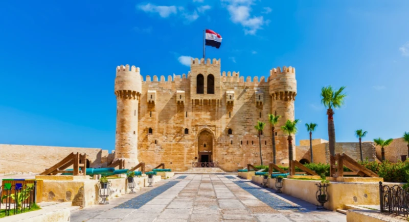 Visite du fort de Qait Bay