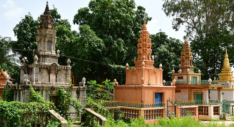 Visite à pied du village de Koh Chen