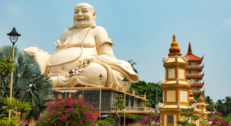 Visite de la pagode Vinh Trang