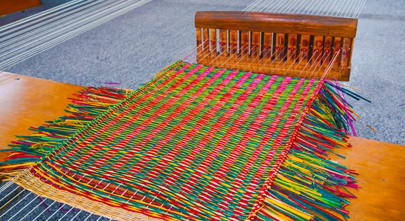 Village de tissage de Koh Oknha Tay