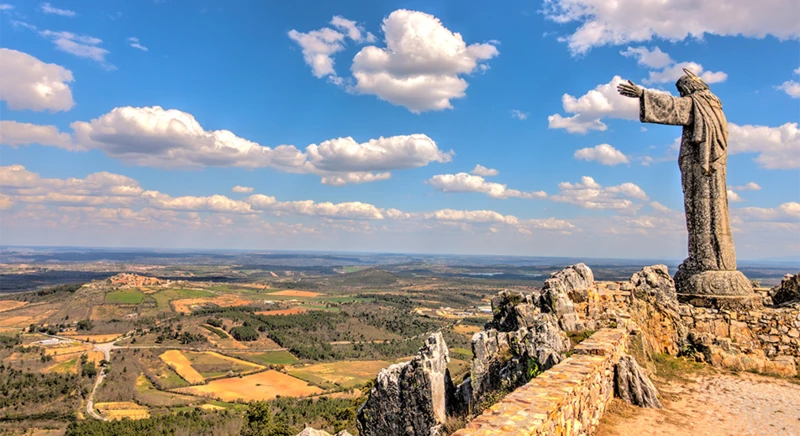 Excursion à Castelo Rodrigo, avec ses ruines de château historique