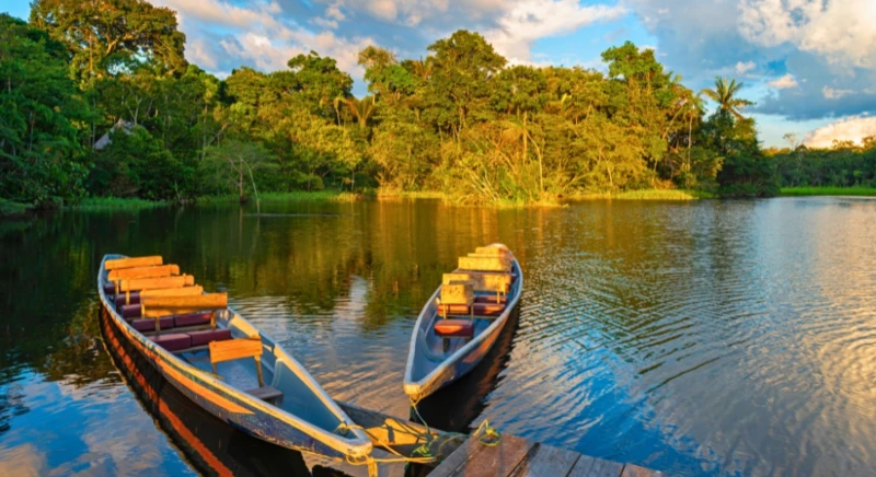 Excursion en canoe jusqu'au lac Pañacocha
