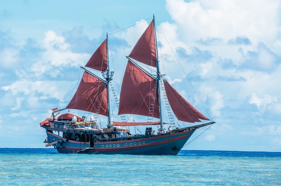 Croisière à bord d'un voilier de charme en Indonésie : découverte de Raja Ampat, un des plus beau endroits de la planète, sur et sous l'eau