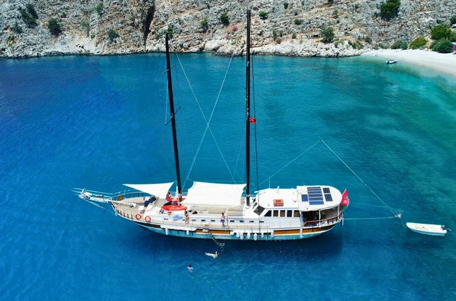 La Riviera turque en goélette : 8 jours d’exploration et de détente entre Olympos et Fethiye, entre lagunes turquoises et criques sauvages