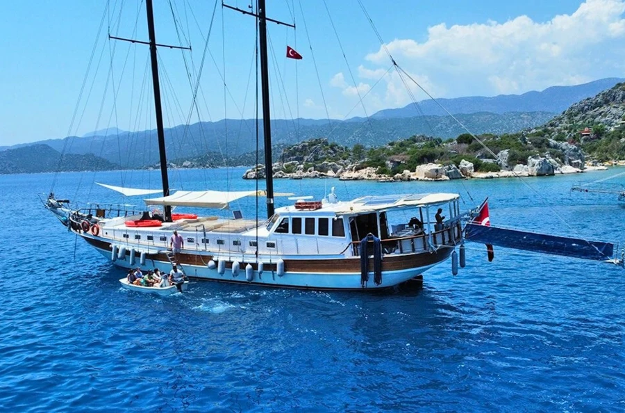 La Riviera turque en goélette : 8 jours d’exploration et de détente entre Olympos et Fethiye, entre lagunes turquoises et criques sauvages