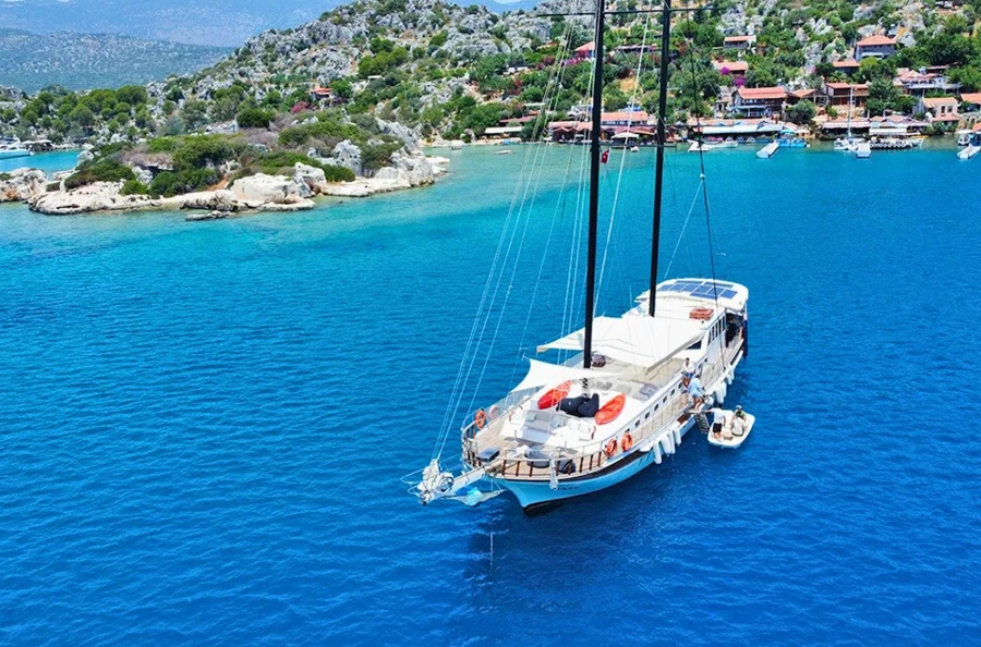 La Riviera turque en goélette : 8 jours d’exploration et de détente entre Olympos et Fethiye, entre lagunes turquoises et criques sauvages