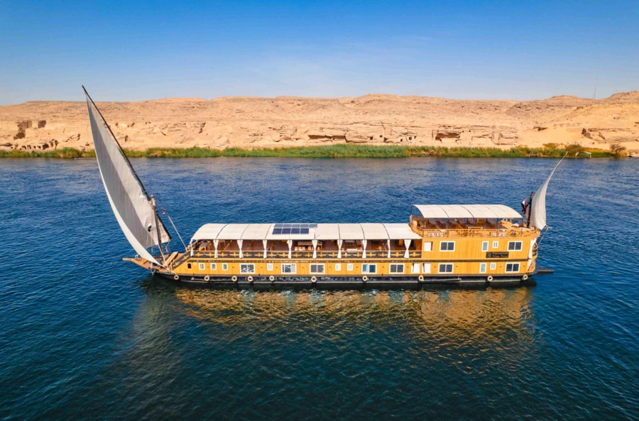 Parenthèse raffinée de 3 jours sur le Nil en dahabieh, des moments de détente et d'émerveillement