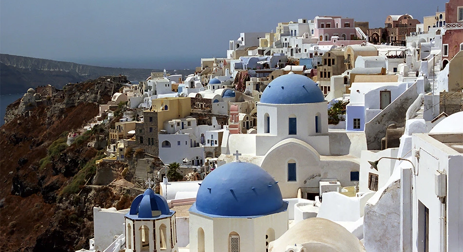 Excursion et découverte des villages de Pyrgos, Oia et Fira