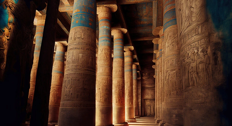 Visite du temple d'Esna