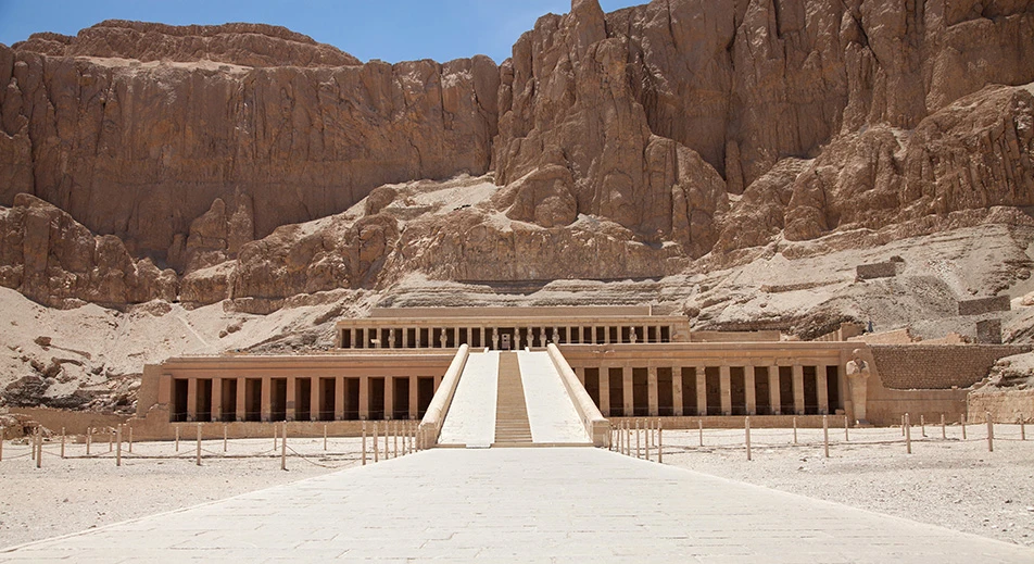 Visite du temple funéraire de la reine Hatchepsout