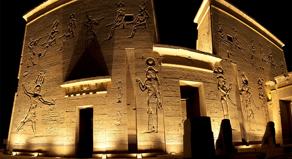 Spectacle Son / Lumière à Philae