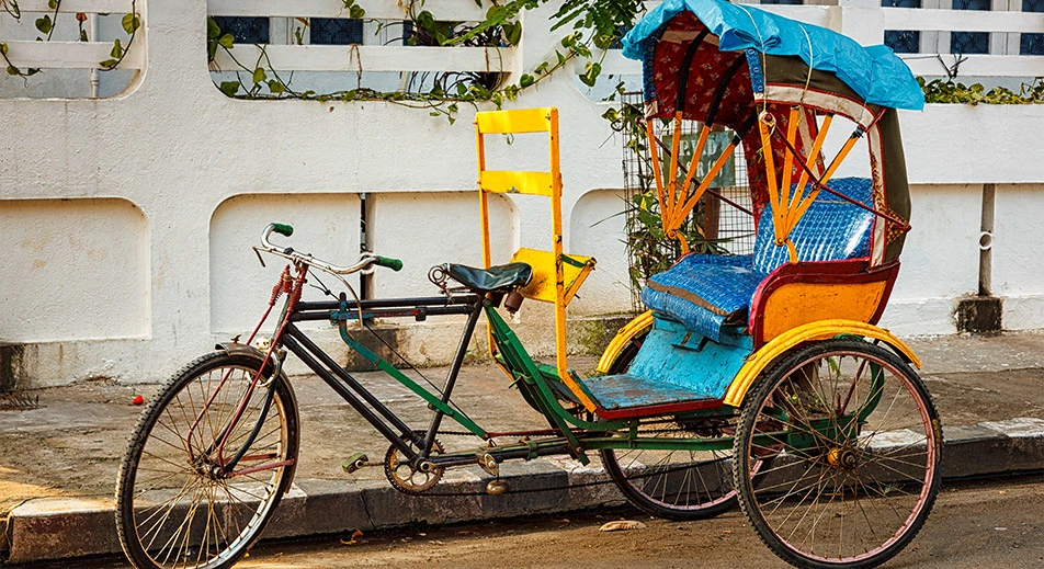 Paseo en bici rickshaw