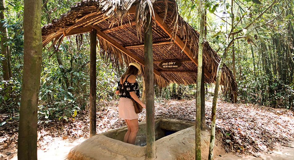 Visita a los túneles de Cu Chi
