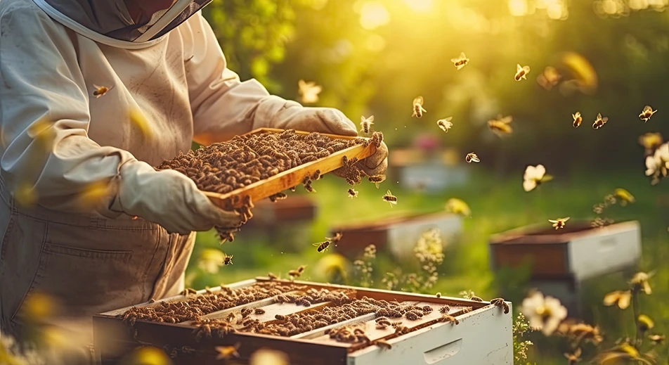 Visite d’une ferme d’apiculture